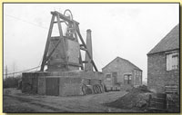 Halesfield Colliery upcast shaft pit head